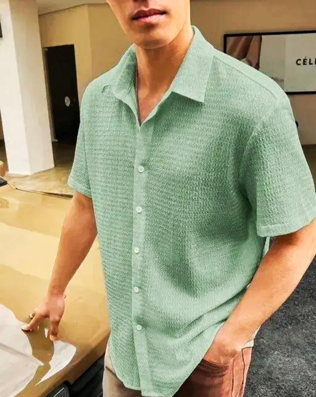 Imported stylish popcorn shirts for men and women