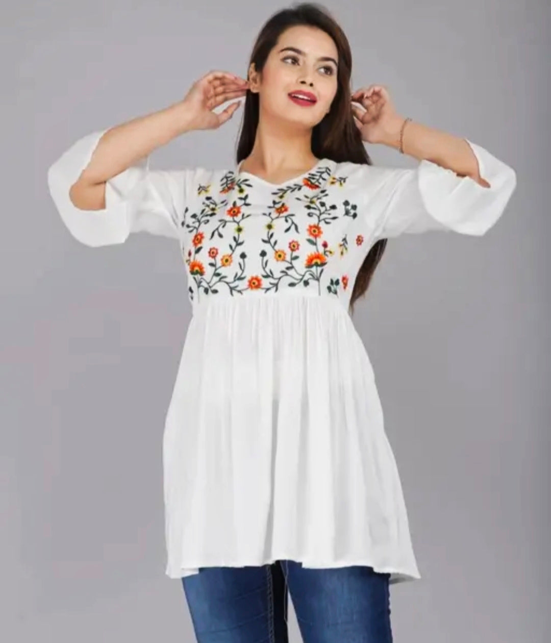 Trendy short kurti for girls