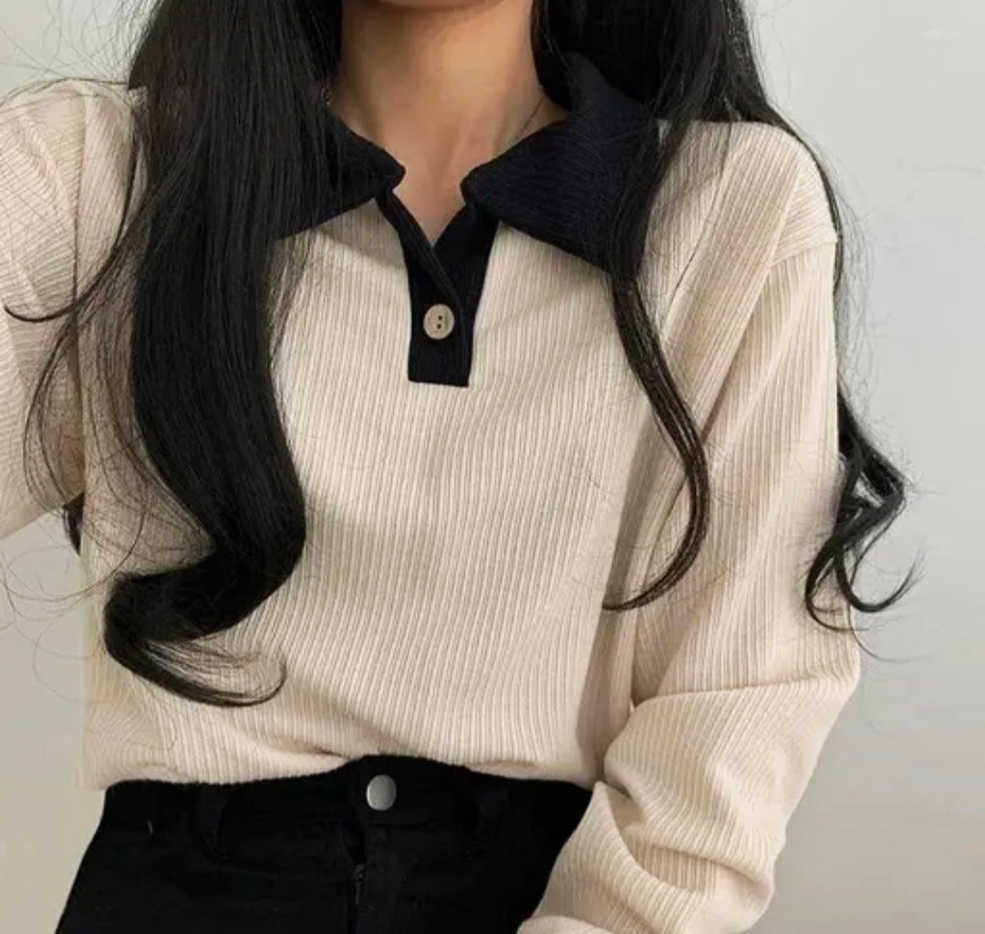 Korean style tops for women