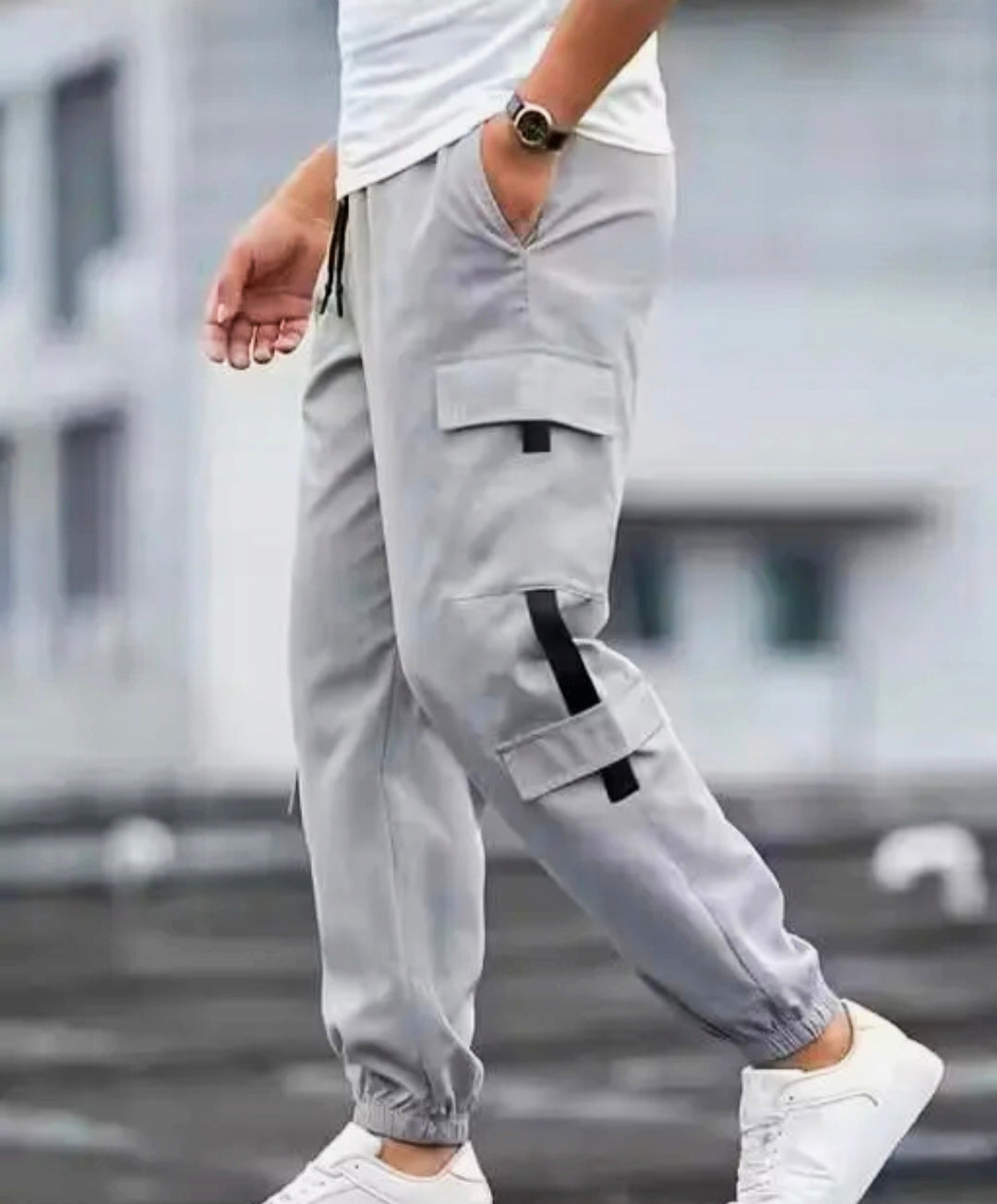 Stylish modern trendy track pants for men