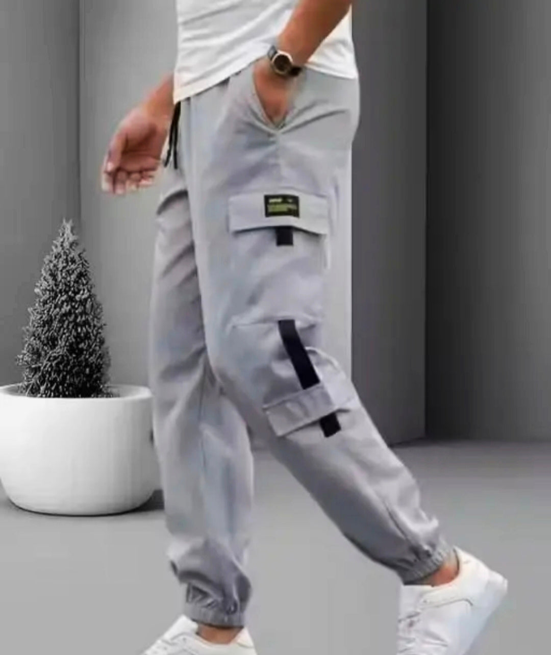Stylish modern trendy track pants for men
