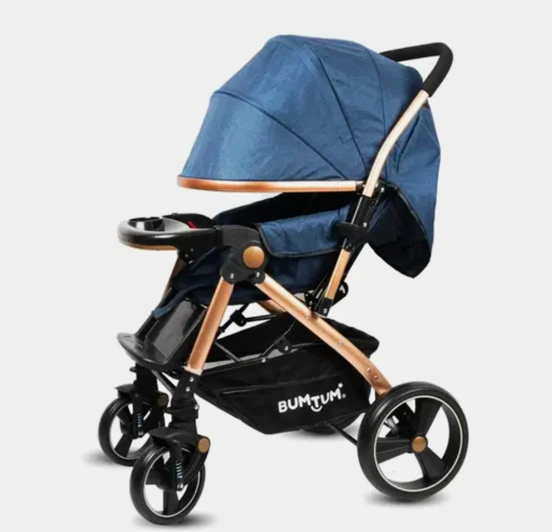Luxury baby stroller pram for 6 to 36 months