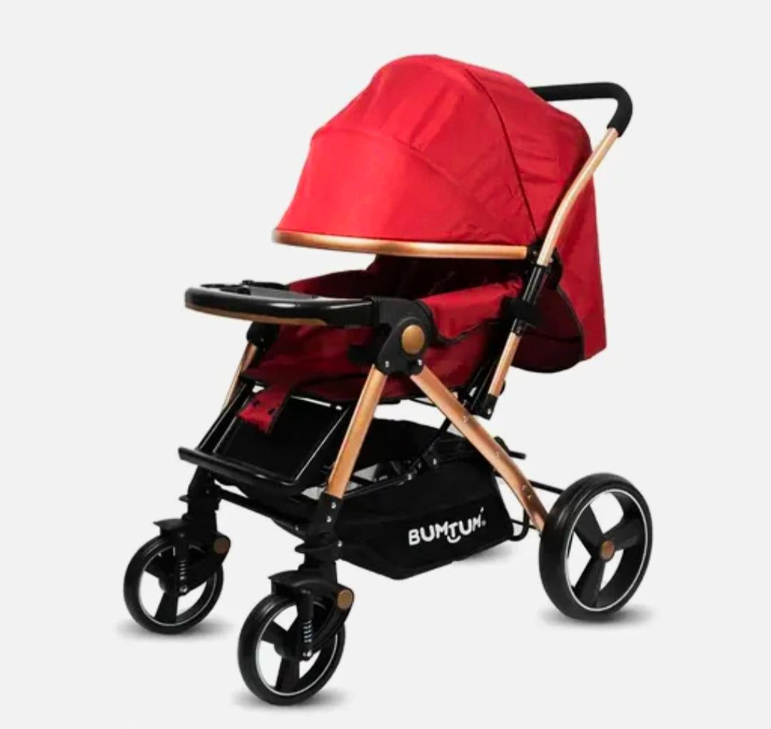 Luxury baby stroller pram for 6 to 36 months